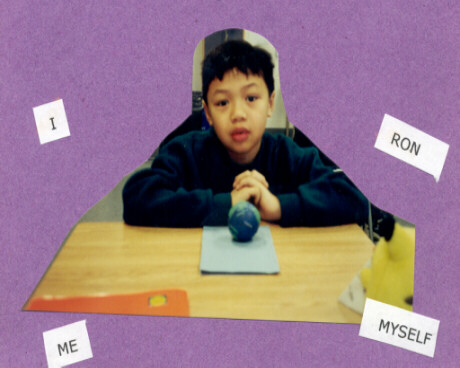 Purple is myself, me, I, Ron