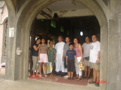A regular Balikvisit to Monsigneur Eser in his parish 